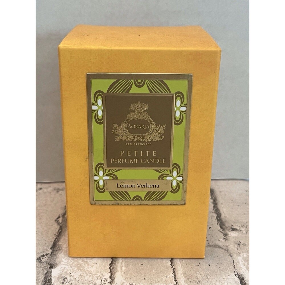 Agraria Lemon Verbena Perfume Candle (NIB) New In Box 7 Oz San Francisco